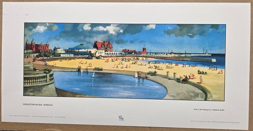 Gorleston sea norfolk repro - norfolk,