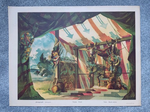 Vintage c1900 toy theatre tent - vintage,