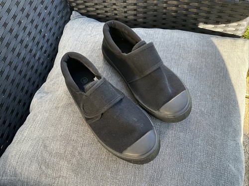 Black school plimsolls - school,