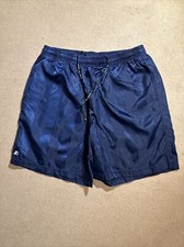 Blue nylon silky satin