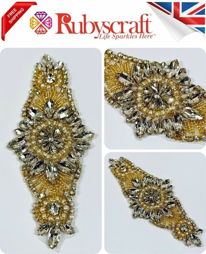 1pc gold crystal rhinestone - gold,