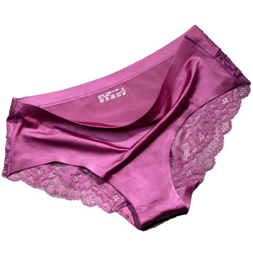 Shiny satin silky knickers - satin,