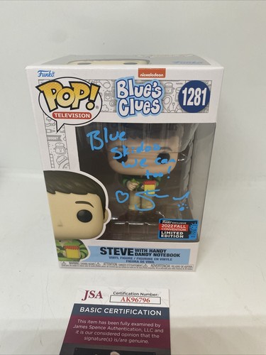 Steve burns signed autographed - burns,