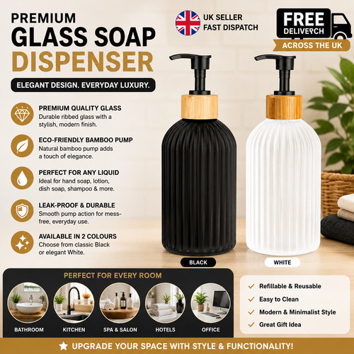 500ml bamboo pump soap - pump,