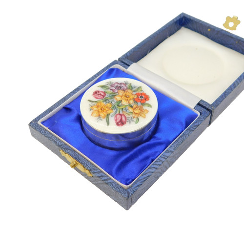 Boxed sterling silver floral - &,