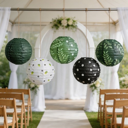 Folding lantern hanging paper - hanging,
