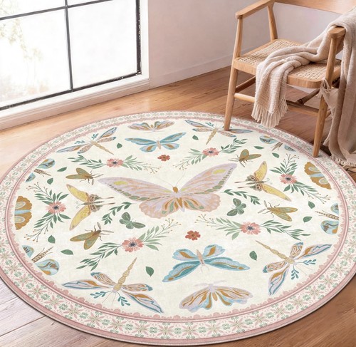 Soanny butterfly rug living - butterfly,