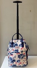 Cath Kidston Cream Blue Floral CABIN Backpack Hand Luggage. Size: 42cm . SUPERB