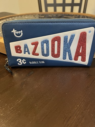 Topps bazooka gum blue - gum, leather