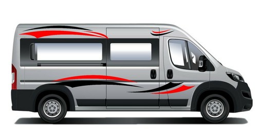 Camper van graphics - (no.972),