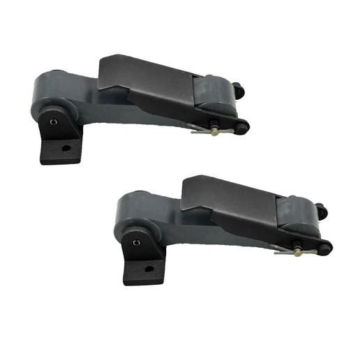 Hood latch black military - black,
