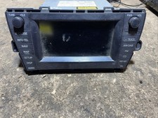 TOYOTA PRIUS 2019-2014 GENUINE RADIO STEREO CD PLAYER SAT NAV UNIT 8612047410