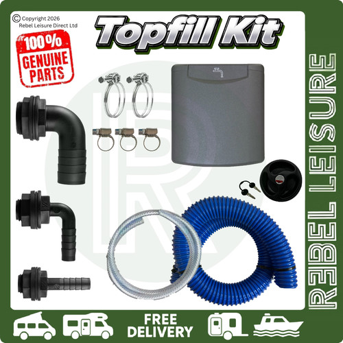 Water tank topfill system - system, kit