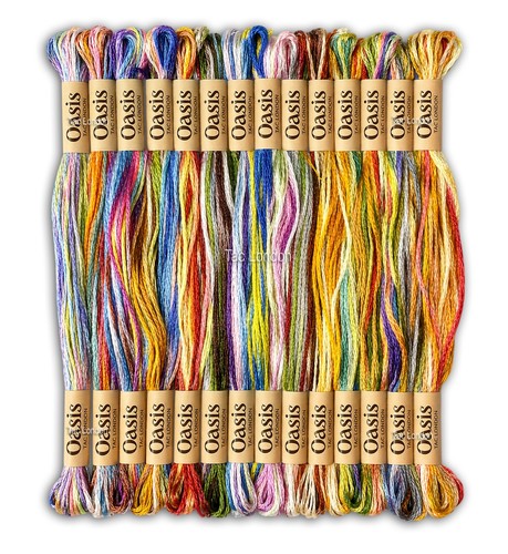 Multi large art silk shine - multi,