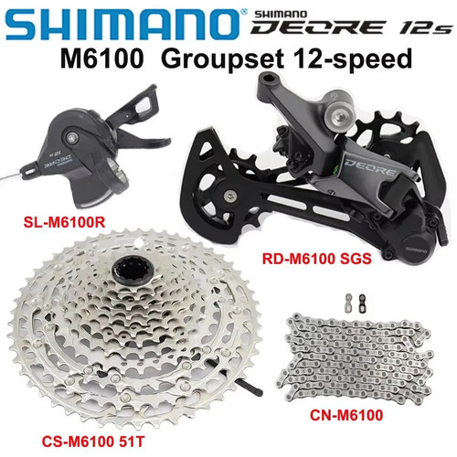 Shimano deore m6100 speed - m6100, 12-speed