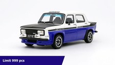 OTTO 1:18 Resin Model Car - 1977 SIMCA 1000 RALLYE 2 SRT, BLUE/WHITE - OT1063