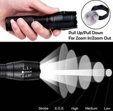 LED Zoom Pocket Flashlight