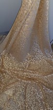 1M GOLD  BURNOUT DRESS  FABRIC