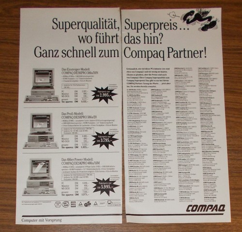 Rare advertising compaq - rare,