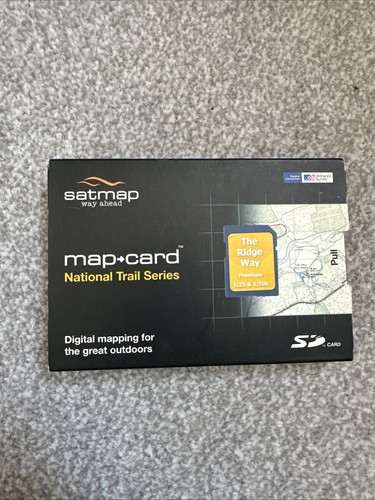 Satmap the ridgeway map card - ridgeway,