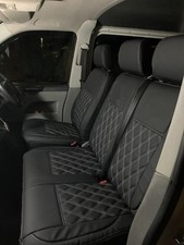 VW Transporter T5 T6 Seat Covers Seater 3 Seat 1+2 with 2 armrest covers