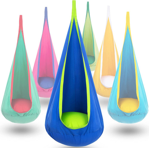 Kids pod swing seat hanging - pod, seat,