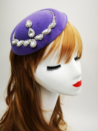 Purple silver gem s pillbox - &,