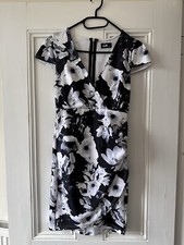 Dotti Bodycon Wrap Flower Dress size 8