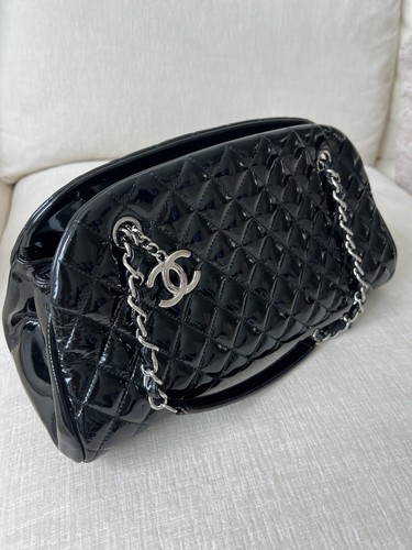 Authentic chanel black patent - authentic,