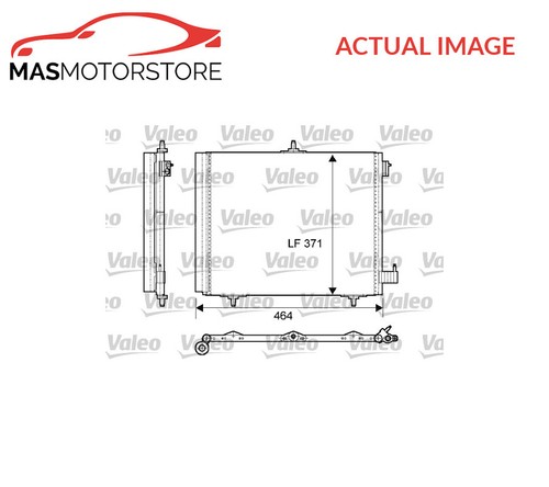 Air con condenser - a/c, valeo