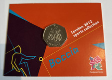  2011 50p Boccia Carded