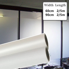 Window Film Privacy Bubble Free Frosted Film Self-Adhesive Etched Glass Vinyl