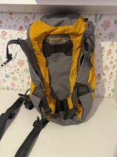 SAMSONITE  Waterproof DUFFLE Bag Sport Backpack Grey/orange Suitcase. Pre-owned 