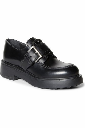 Prada leather belted lace - prada,