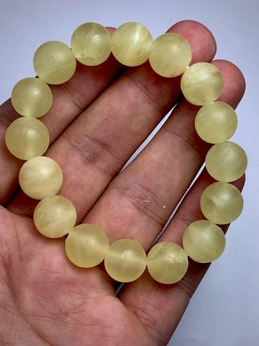 Natural lemon quartz round - natural,