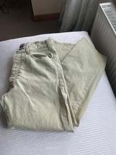 ARMANI Jeans Mens 34 Cotton  Regular Fit Trousers. Made in Italy. Used.