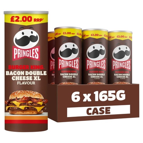 Pringles burger king bacon - pringles,