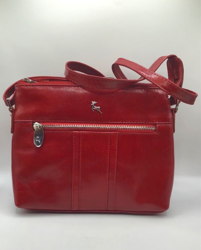 Ashwood red leather - leather, shoulder