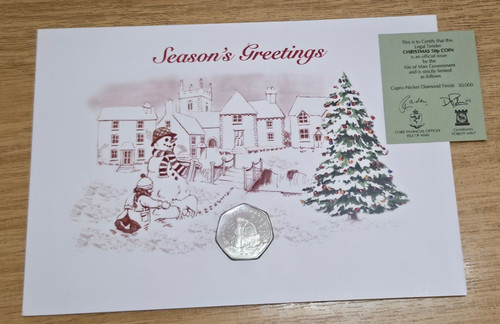 2004 isle man christmas - man, 50p