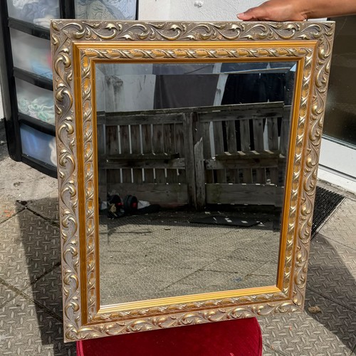 Ornate gold wall - ornate, mirror