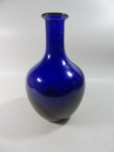 Vintage cobalt blue - , bottle