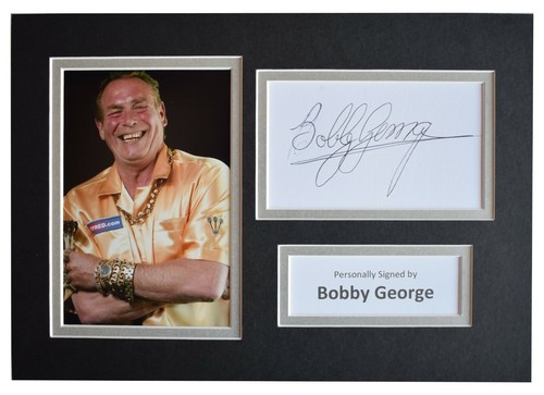Bobby george signed autograph - bobby,