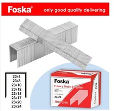 Staples 23/13 - Foska SL013 Heavy Duty Staples -Pack of 1,000 pcs