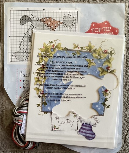 Cross stitch kit puppy - stitch,