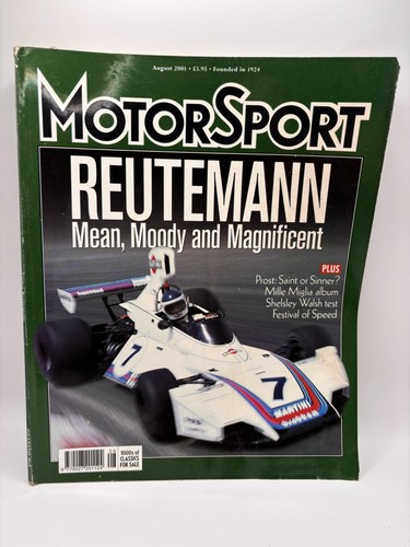 Motor sport magazine august - sport,