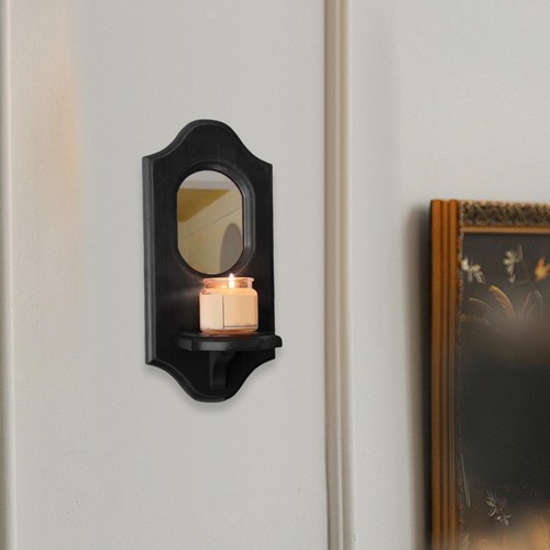 Mirrored candle sconce - sconce, wall