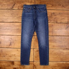 BNWT Levis 501 Jeans 28 x 30 Big E Premium Medium Wash Straight Blue Red Tab