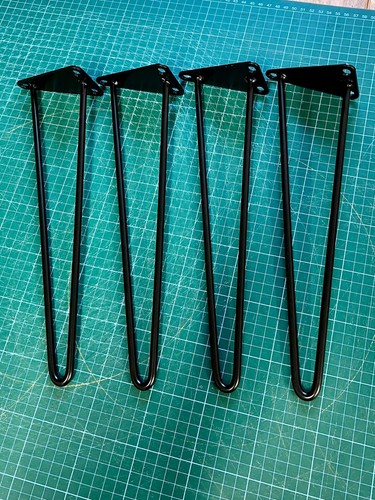 Set black hairpin legs - of, 4
