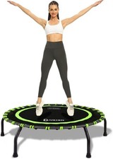 Mini Trampoline 150KG Rebounder for Adult Indoor Exercise Workout Fitness 100cm