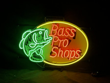 20"x13" Bass Pro Shops Neon